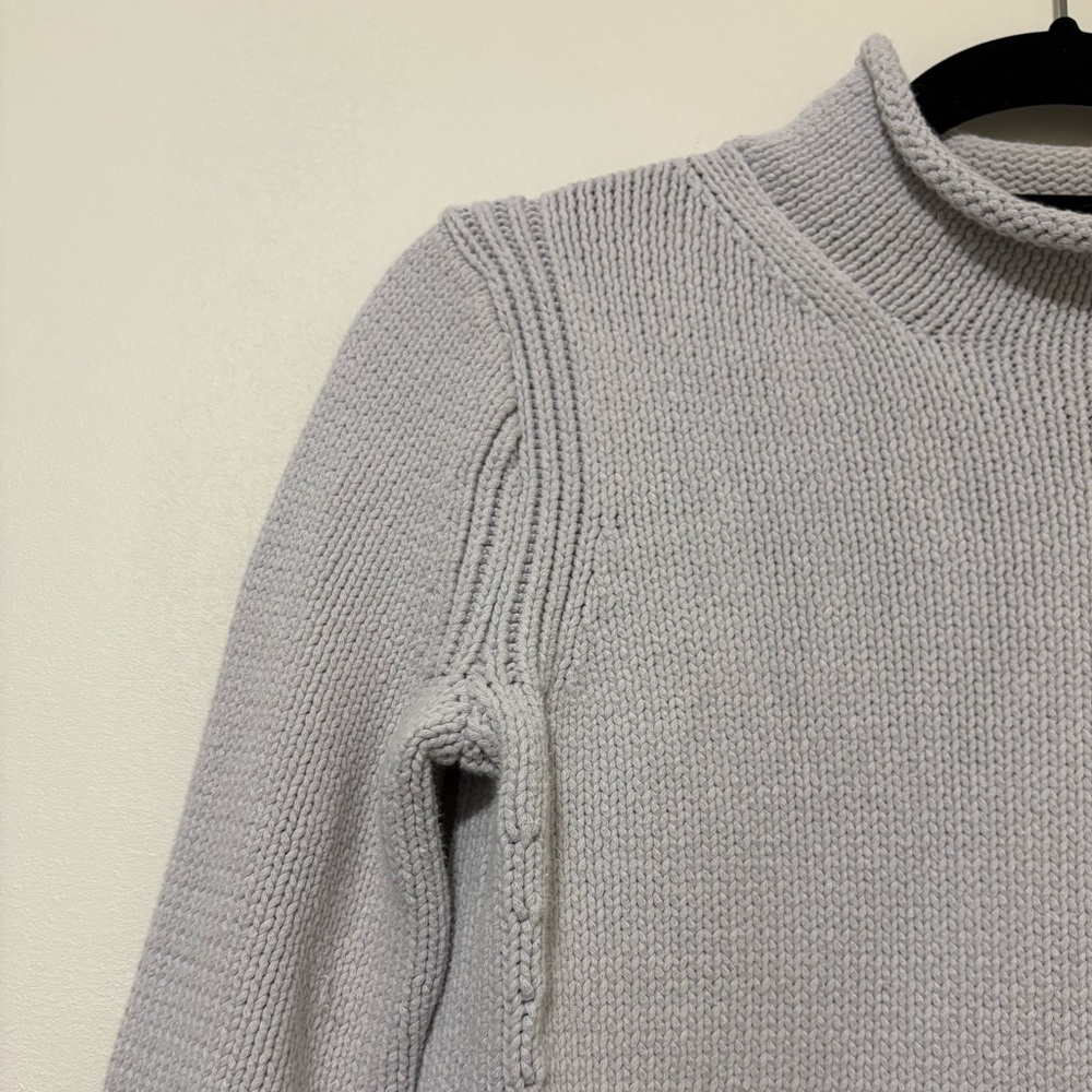 J CREW ALWAYS 1988 Rollneck Sweater Gray Cotton Size XS - Picture 5 of 14